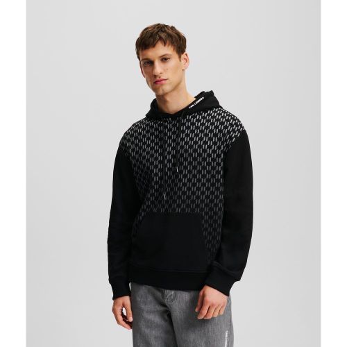 Sweat À Capuche Effet Dégradé Monogram, , , Taille: L - Karl Lagerfeld - Modalova