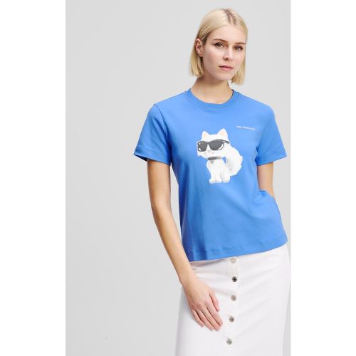 Ikon Choupette Aquarelle T-shirt, , , Taille: XL - Karl Lagerfeld - Modalova