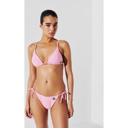 Haut De Bikini Triangle À Rayures Ikon, , -, Taille: XL - Karl Lagerfeld - Modalova