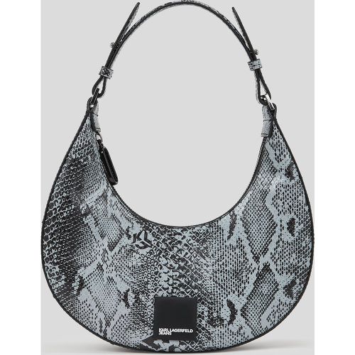 Sac Demi-lune Effet Peau De Serpent Klj, , , Taille: X00 - KL Jeans - Modalova