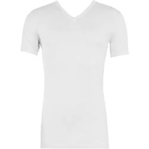 T-shirt col V homme en coton fil d'Écosse Filoscozia - OSCALITO - Modalova