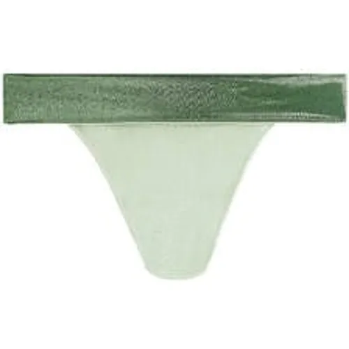 Bas de maillot de bain culotte haute réversible Cidji Metavers - PAIN DE SUCRE - Modalova