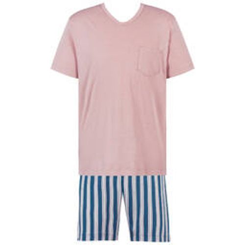 Pyjama short homme en coton Blue Stripes - mey - Modalova