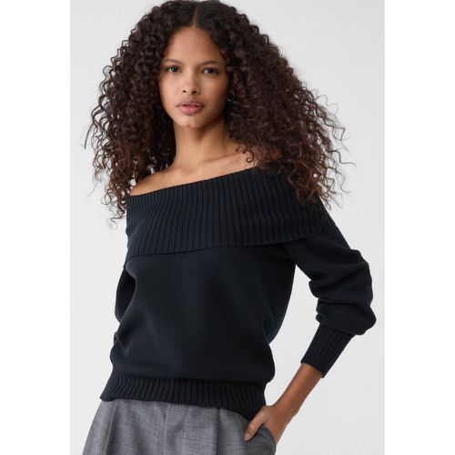 Pull en maille à épaules nues XS - Stradivarius - Modalova