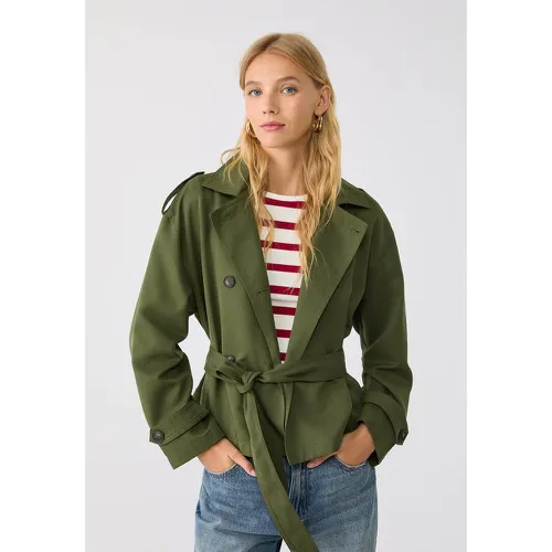 Trench court avec ceinture XS - Stradivarius - Modalova