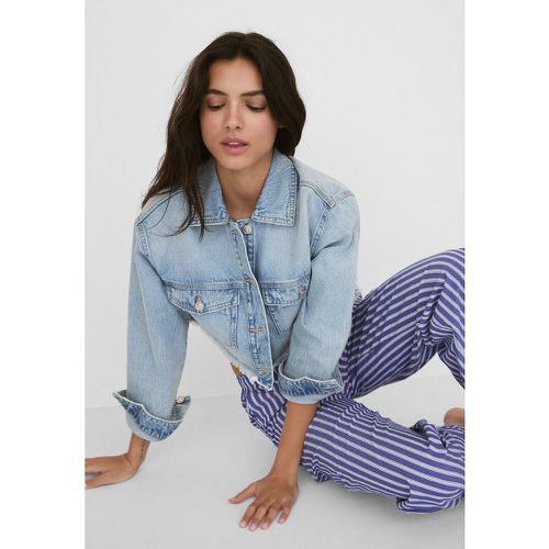 Blouson court en denim XS - Stradivarius - Modalova