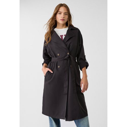 Trench long et fluide S - Stradivarius - Modalova