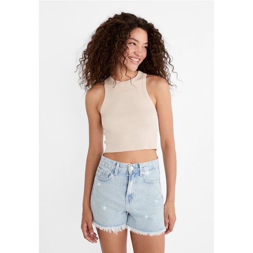 Short denim scintillant 32 - Stradivarius - Modalova