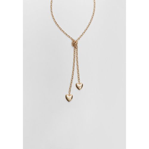 Collier lariat avec cœurs OS - Stradivarius - Modalova