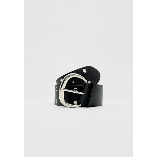 Ceinture large œillets 70 - Stradivarius - Modalova