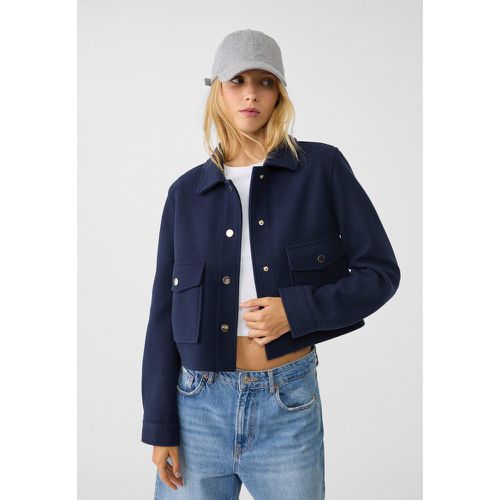 Blouson court doux XL - Stradivarius - Modalova