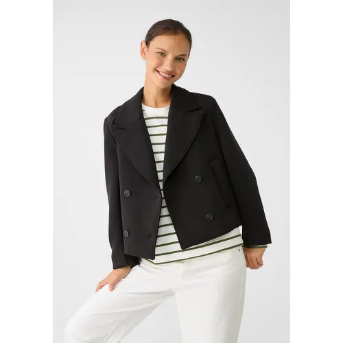 Manteau court croisé S - Stradivarius - Modalova