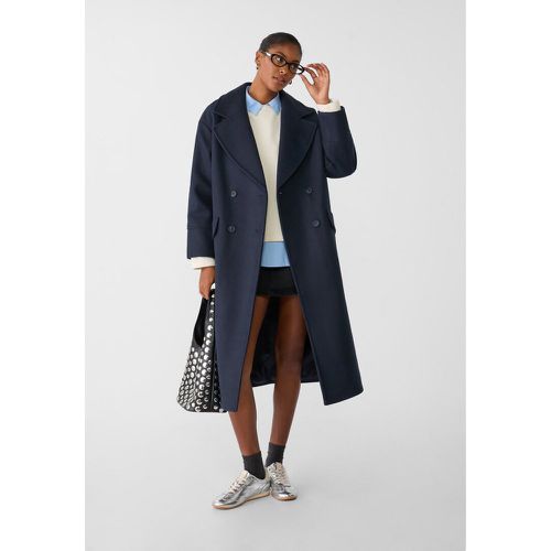 Manteau oversize doux au toucher XS - Stradivarius - Modalova