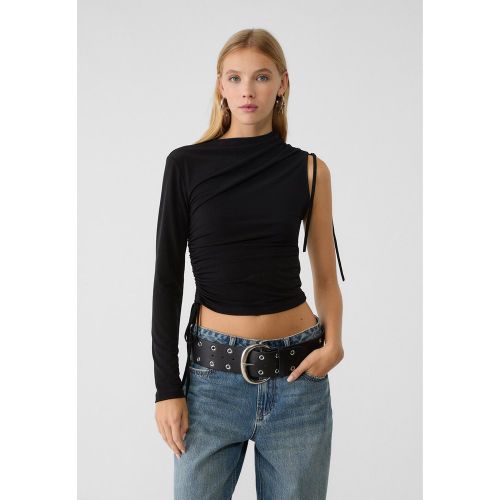 Top asymétrique froncé XS - Stradivarius - Modalova