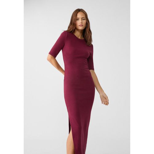 Robe midi froncée XS - Stradivarius - Modalova