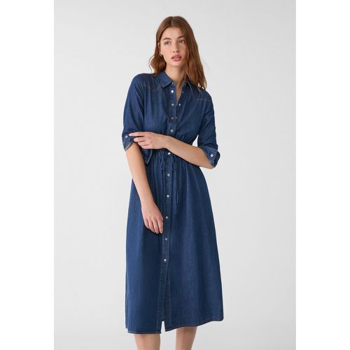 Robe chemise midi en jean M - Stradivarius - Modalova