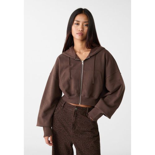 Sweat à capuche et fermeture Éclair S - Stradivarius - Modalova