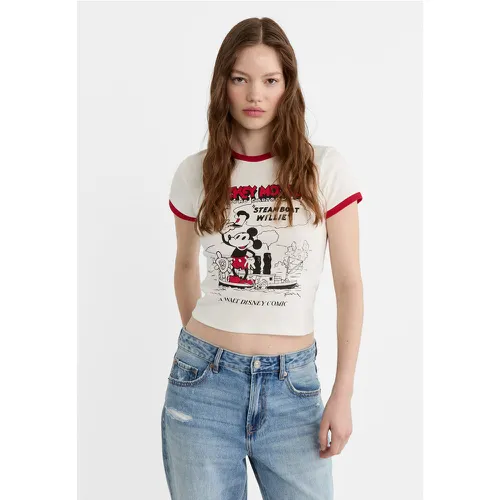 T-shirt imprimé Mickey Mouse M - Stradivarius - Modalova