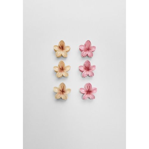 Lot de 6 mini pinces fleur Écru OS - Stradivarius - Modalova