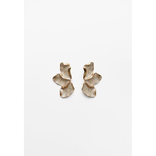 Boucles d’oreilles éventail émail OS - Stradivarius - Modalova