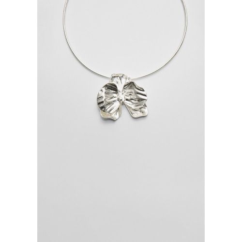 Collier rigide fleur OS - Stradivarius - Modalova