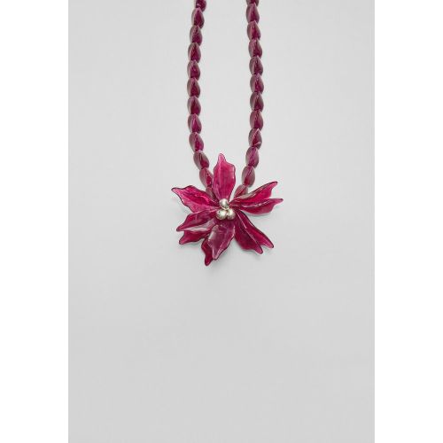 Collier grande fleur OS - Stradivarius - Modalova