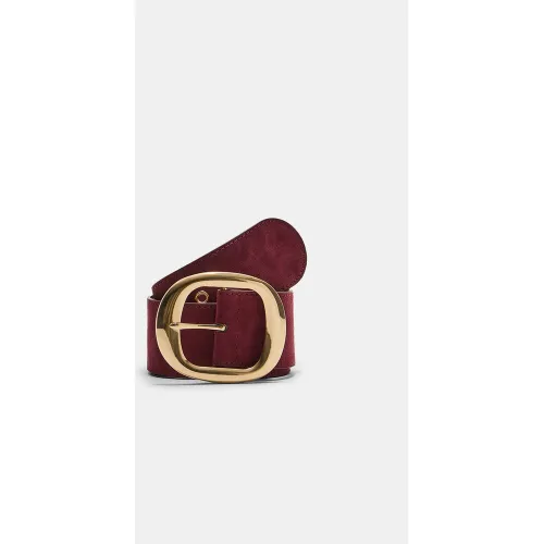 Ceinture large à boucle 70 - Stradivarius - Modalova
