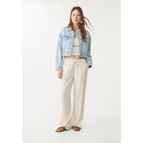 Veste boxy en jean XS - Stradivarius - Modalova