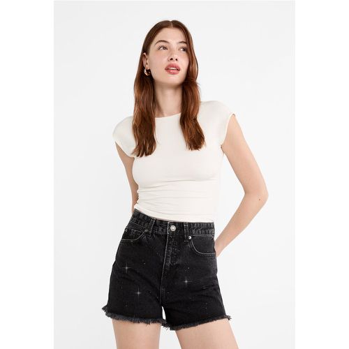 Short denim scintillant 32 - Stradivarius - Modalova