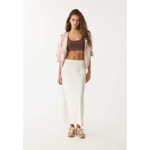Jupe midi satinée XS - Stradivarius - Modalova