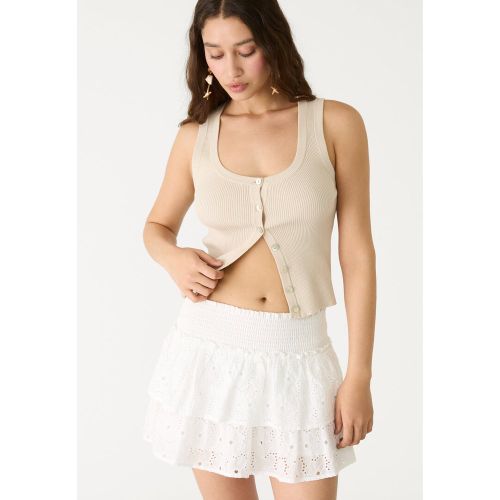 Jupe-culotte fluide broderies XS - Stradivarius - Modalova
