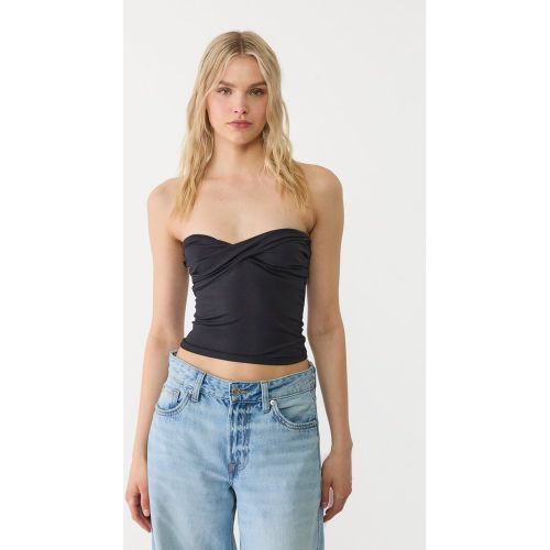 Top bandeau en polyamide avec nœud XS - Stradivarius - Modalova