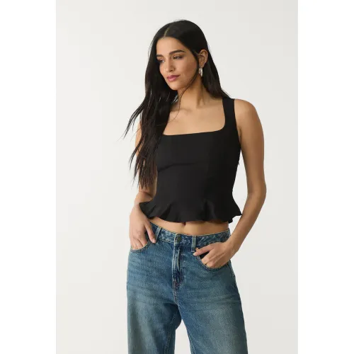 Top corset basque XS - Stradivarius - Modalova