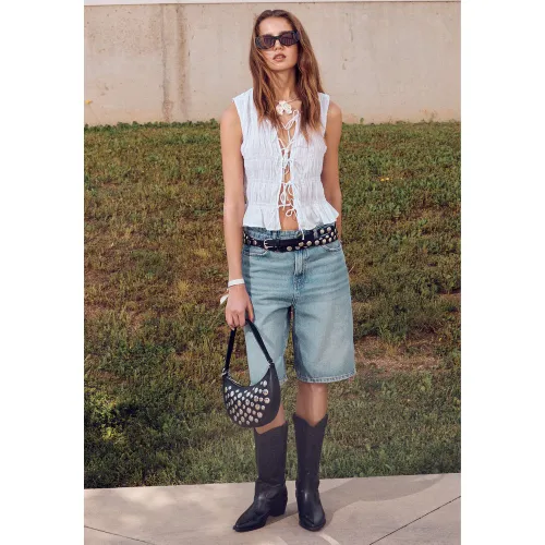 D95 Jort bermuda denim 32 - Stradivarius - Modalova