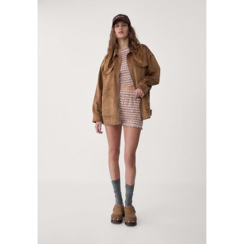 Short bouffant à carreaux XS - Stradivarius - Modalova