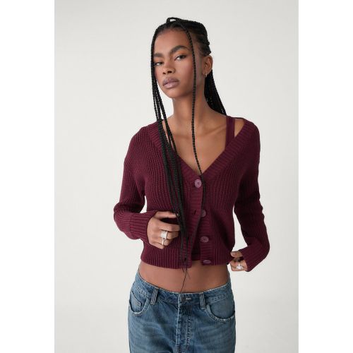 Gilet maille boutons XS - Stradivarius - Modalova