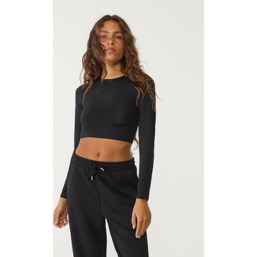 Crop top manches longues XS - Stradivarius - Modalova