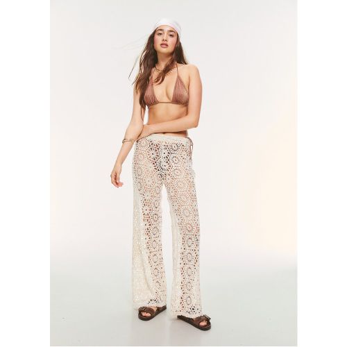 Pantalon long en maille ajourée XS - Stradivarius - Modalova