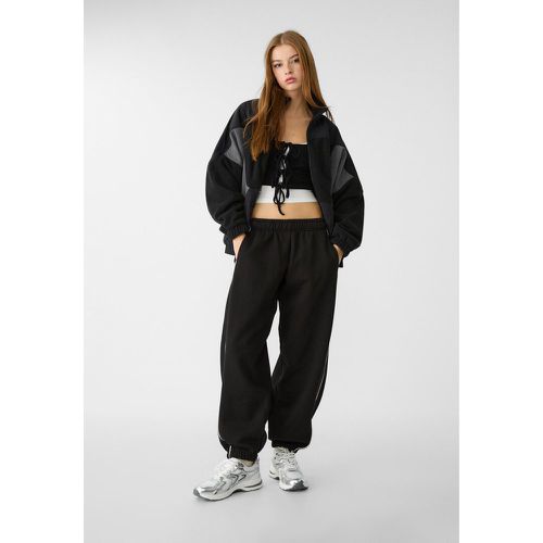 Pantalon jogging à liseré XS - Stradivarius - Modalova