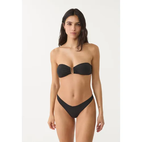 Haut de bikini bandeau U métallique XS - Stradivarius - Modalova
