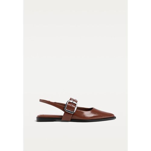 Chaussures plates ouvertes à l’arrière avec boucles 35 - Stradivarius - Modalova
