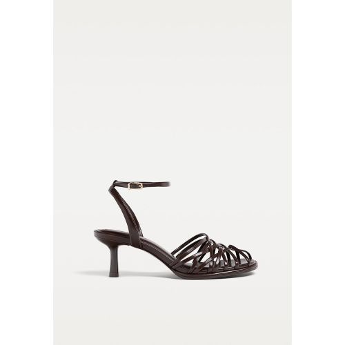 Sandales à talon et brides multiples 35 - Stradivarius - Modalova