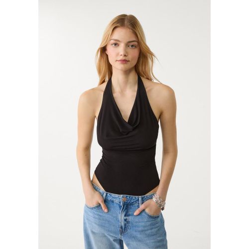 Stradivarius Body drapé Noir XS - Stradivarius - Modalova