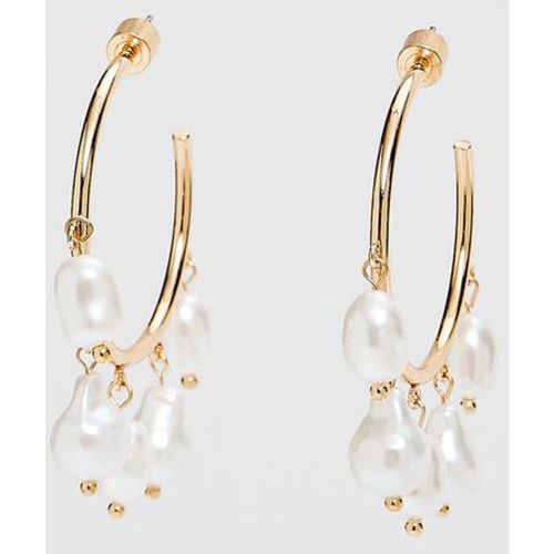 Boucles d’oreilles anneaux multi perles OS - Stradivarius - Modalova