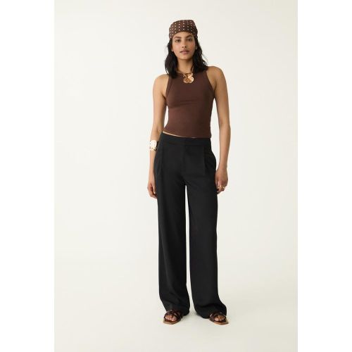 Pantalon fluide à pinces 32 - Stradivarius - Modalova