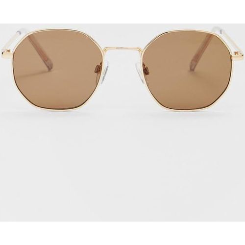 Lunettes de soleil hexagonales en métal OS - Stradivarius - Modalova