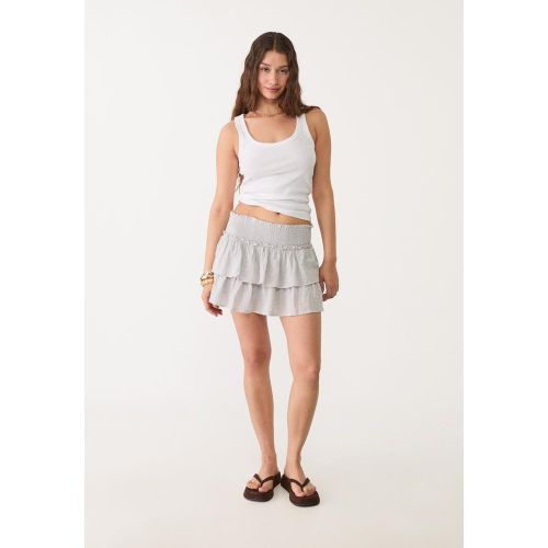 Jupe-culotte fluide à volants XS - Stradivarius - Modalova
