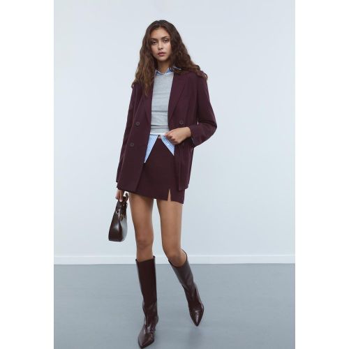 Short-jupe split latéral XS - Stradivarius - Modalova