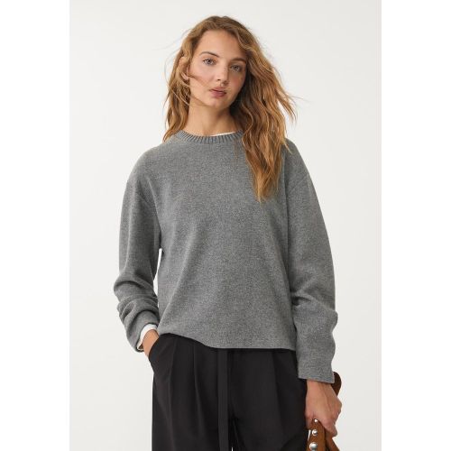 Top en maille à col rond XS - Stradivarius - Modalova