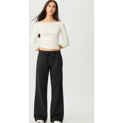 Pantalon flare relaxed à cordons XS - Stradivarius - Modalova